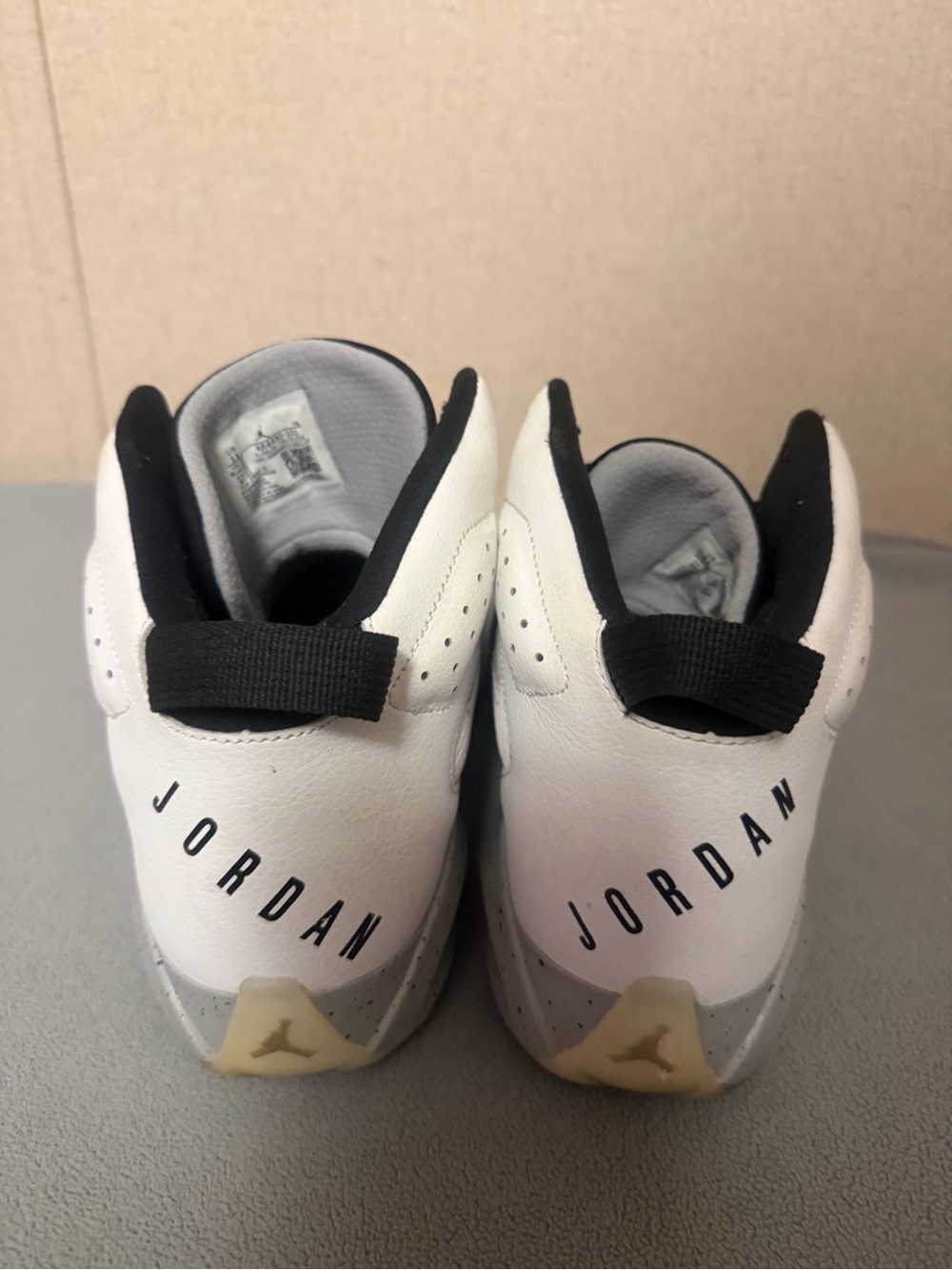 Air Jordan Liftoff  Men's White and Black Athletic Sneakers with Gray Accents